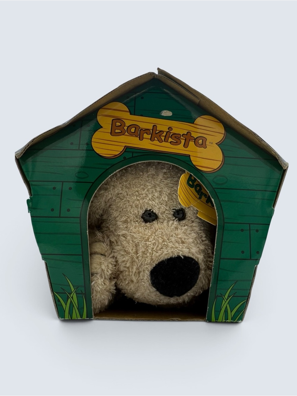 1st Edition in the Starbucks Barkista Dog Collection 2003 Plush Puppy and House